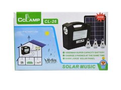 Kit panou solar CL-26 CU Radio si player mp3